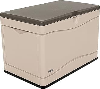 60103 Deck Storage Box, 80 Gallon, Desert Sand/Brown
