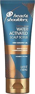 Head & Shoulders Royal Oils Water Activated Scalp Scrub With Coconut Oil Dye Free, 3.4 Fl Oz