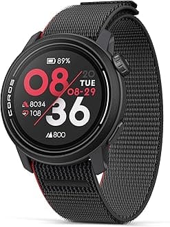 PACE 3 GPS Sport Watch –Lightweight, Comfortable Running Watch, 17-Day Battery Life, Accurate GPS, Heart Rate Monitor, Navigation, Sleep Tracking, Training Plan, Run - Black Nylon