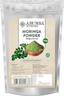 Moringa Leaf Powder 500 grams, Made with Moringa Oleifera Leaves, Shigru Powder for Lactation Support, Hair and Skin