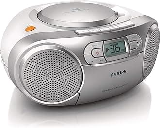 Philips AZ127/12 Portable Stereo (CD Player), Silver