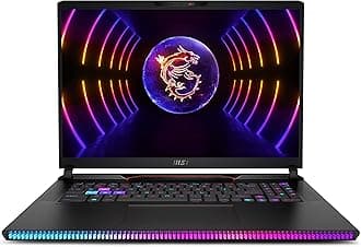MSI Raider GE78-HX 17 Inch QHD Gaming Laptop - (Intel Core i9-13950HX, Nvidia GeForce RTX 4080, 32GB RAM, 2TB SSD, Windows 11 Home) - Core Black