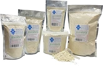 Baking Beauty and Beyond Professional Mix Improver Powder for Bread - Dough Enhancer for Bread, Grain Dough Conditioner Strengthens Starch and Improves Texture of All Flours, 4kg