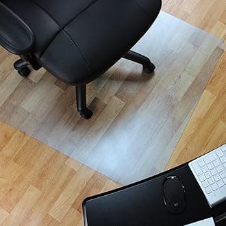 Marvelux Vinyl (PVC) Office Chair Mat for Hardwood Floors 36" x 48" | Transparent Hard Floor Protector, Rectangular | Shipped Flat | Multiple Sizes