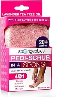 Pedi Scrub Foot Exfoliating 20+ Wash Sponge