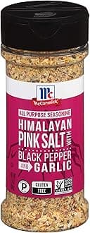 Himalayan Pink Salt with Black Pepper and Garlic All Purpose Seasoning, 6.5 oz