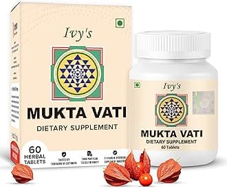 Nirogam Ivy's Mukta Vati Heart Care Supplement 60 Tablets Natural Support for Blood Pressure Healthy Circulation and Cardiovascular Wellness