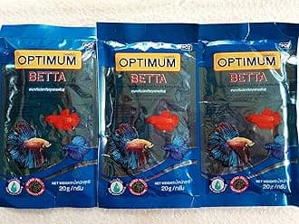 Optimum Betta Fighter Colour and Tails Growth Stick Food for Fish of All Life Stages (60 g) -Set of 3