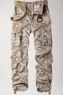 AKARMY Men's Relaxed Fit Cargos