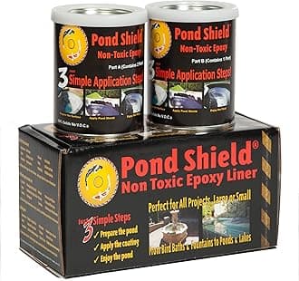 Pond ShieldPond Armor SKU-MGREEN-QT-R Moss Green 1.5 Quart Kit Non-Toxic epoxy Coating