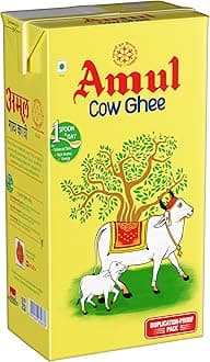 Amul Cow Ghee, 1 Liter Tetra Pk