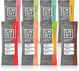 LMNT Zero Sugar Electrolytes - Sample Pack | Drink Mix | 8-Count