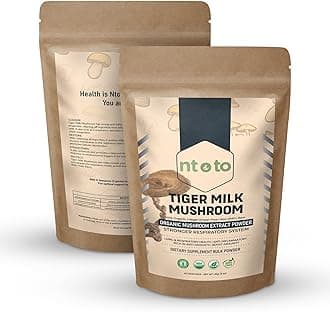 Tiger Milk Mushroom Supplement (Lignosus Rhinocerus) 3oz (85g) | Supports Lungs & Respiratory Health - Herbal Extract - Non-GMO, Vegan, Organic | 40 Servings