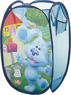 Nickelodeon Blues Clues Pop Up Hamper with Durable Carry Handles, 21" H x 13.5" W X 13.5" L