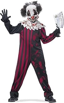 Killer Klown Boys Costume Child Costume Black/Red
