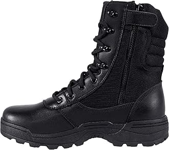 RIELD Men's Military Tactical Work Boots Side Zipper Jungle Army Combat Boots