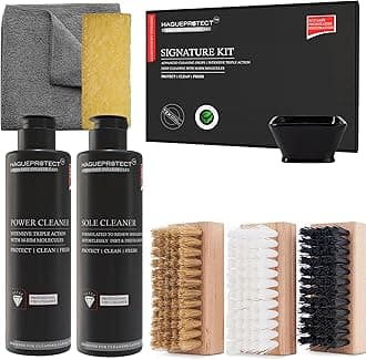 Hagueprotect Concentrated Shoe Cleaner Kit & Sneaker Cleaner Sets | Deep Sneaker Cleaning Solution, Shoe Cleaner, Cleans & Conditions, Sneaker Care | Makes 5× Foam Cleaner Bottle