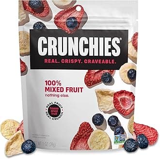 - Freeze-Dried Fruits, 100% All Natural Crispy Fruit, Non GMO and Kosher, Resealable Freeze Dried Fruit Snack Packs, Pack of 6 (Mixed Fruit)