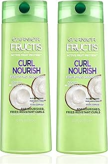 Garnier Hair Care Fructis Triple Nutrition Curl Nourish Shampoo (Packaging May Vary), 12.5 Fluid, 2 Count