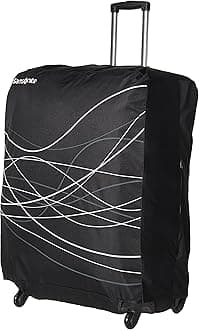 Foldable Luggage Cover-Large, Black