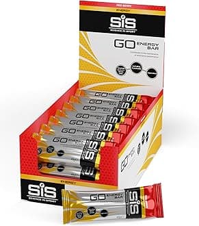 SIS Go Energy Bar, High Carb, Fruit Infused Energy Bar, Red Berry Flavour (30 Packs)