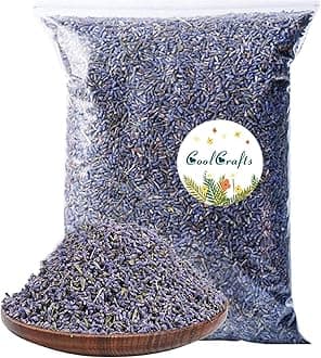 Dried Lavender Flowers, Dry Lavender Buds Bulk for Wedding Toss, Crafts, Sachets - 2 Pound