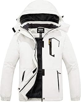 Women's Waterproof Ski Jacket Warm Winter Coat Fleece Snowboarding Coat