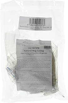 British Natural (34/38) Hog Sausage Casings – 24m