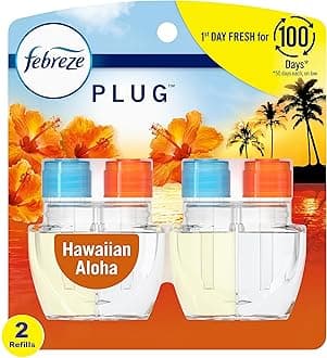 Plug In Air Freshener Scented Oil Refill, Hawaiian Aloha,2 Count