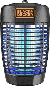 Black & Decker Bug Zapper- Mosquito Repellent Outdoor Fly Traps for Indoors- Mosquito Killer Fly Zapper - Gnat Moth Traps for Home, Deck, Garden, Patio More