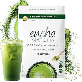 Matcha - Ceremonial Grade Matcha Powder, Organic First Harvest Japanese Green Tea Powder, Tea From Uji, Japan (30g/1.06oz)