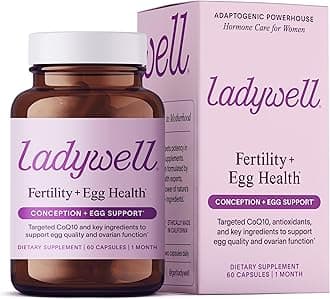 Fertility + Egg Health | Fertility Support | Ovarian Health, Egg Quality, Ovulation & Conception Wellness Support | CoQ10, Folate + Key Ingredients | Science-Backed Women’s Supplement, 60 Ct