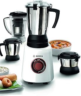 TrueMixx Bold Mixer Grinder 750 Watt, 4 Jars (White)