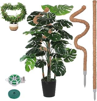 1 Pack Moss Pole, 40 Inch Monstera Plant Support, Moss Poles for Climbing Plants Indoor DIY, Coco Coir Plant Pole Moss Plant Stick Support Stake Kit for Potted Plants, Pothos, Philodendron