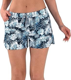 Actleis Womens Swim Shorts UPF50+ Board Shorts Quick Dry Beach Shorts Drawstring Sports Summer Bottom
