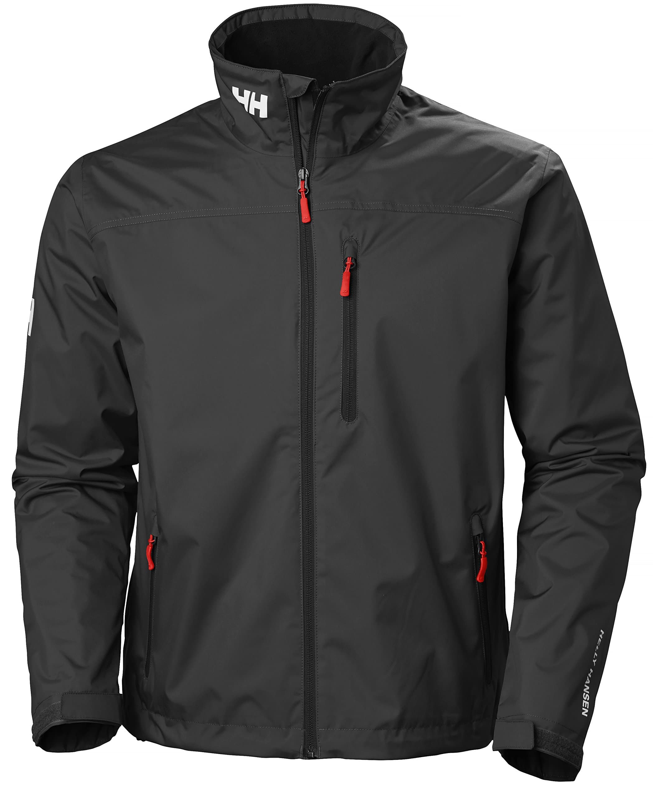 Helly-Hansen mens Crew Midlayer Fleece Lined Waterproof Windproof Rain Jacket