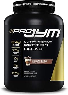 Pro JYM Protein Powder - Egg White, Milk, Whey Protein Isolates & Micellar Casein | JYM Supplement Science | Chocolate Mousse Flavor, 4 lb