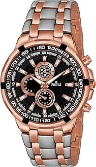 SWISSTYLE Black Chain Chrono Look Analog Watch for Men