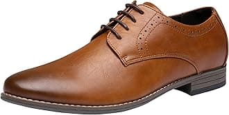 Men's Oxford Plain Toe Dress Shoes Classic Formal Derby Shoes
