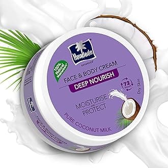 Parachute Advansed Deep Nourish with Pure Coconut Milk | Cream for face and body| 100% Natural, 72h moisturization | Restore Dry Skin | 9.4 Fl.oz.