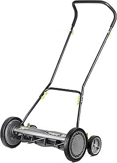 Earthwise 2001-20EW 20-Inch 5-Blade Push Reel Lawn Mower