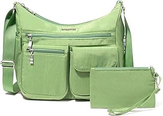 Baggallini Everywhere Bagg - Hobo Crossbody Bag for Women with RFID Wristlet – Water-resistant Travel Bag