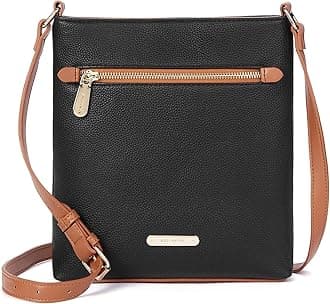 BOSTANTEN Crossbody Bags for Women Trendy Vegan Leather Purse Designer Shoulder Handbags with Adjustable Strap Zipper Pocket