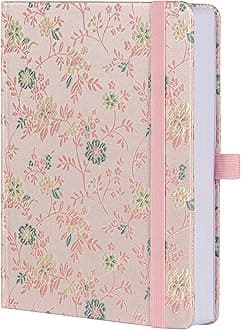 TIEFOSSI Lined Journal Notebook for Women Men, A5 Journals for Writing, 100gsm 316 College Ruled Pages, Thick Paper, Perfect for Office & Home School Supplies, 8.4 X 5.8 In