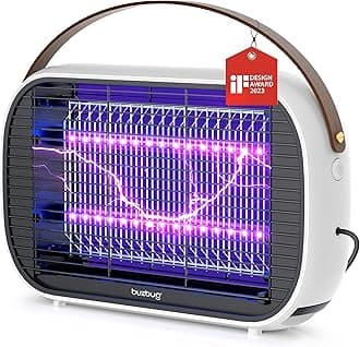 Buzbug LED Bug Zapper Indoor, LED Bulbs Up to 50,000 Hours, Sustainable Less Power, Durable High-Voltage Electric Mosquito Zapper, Fly Trap Mosquito Trap, Fly Killer -MA015B