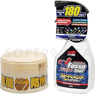 Fusso Coat 12 Months Waterproof Coat Detailing 200g Light Color and Fusso Coat Speed & Barrier Hand Spray All Color_500ml_Bundle Package