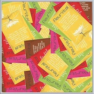 fleur vital4g Sachets of Plant Food for Cut Flowers Each sachet makes 0.5l of cut flower food Flower Food for Fresh Cut Flowers- Long Life Nutrition for Flora and Flowers Fresh.(250 Sachets)