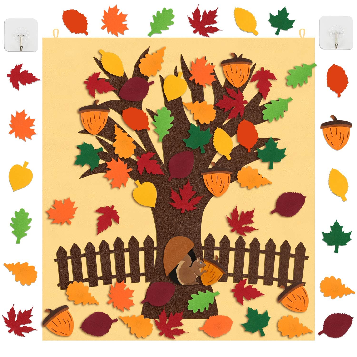 Fall Thanksgiving Felt Tree
