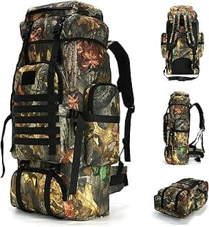 70L Camping Hiking Backpack for Men Women Large Military Tactical Backpack Molle Rucksack Backpack for Outdoor