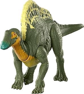 Jurassic World HBX38​ Roar Attack Ouranosaurus Camp Cretaceous Dinosaur Figure with Movable Joints, Herbivore, Kids Gift 4 Years & Up​, Multicolor, 15.0 cm*7.0 cm*35.0 cm Wielokolorowe